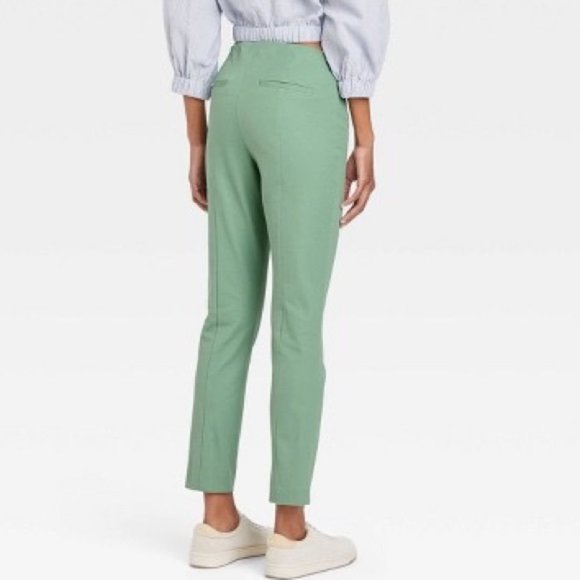 Chaps Pants - Chaps Light Green Chino Pants